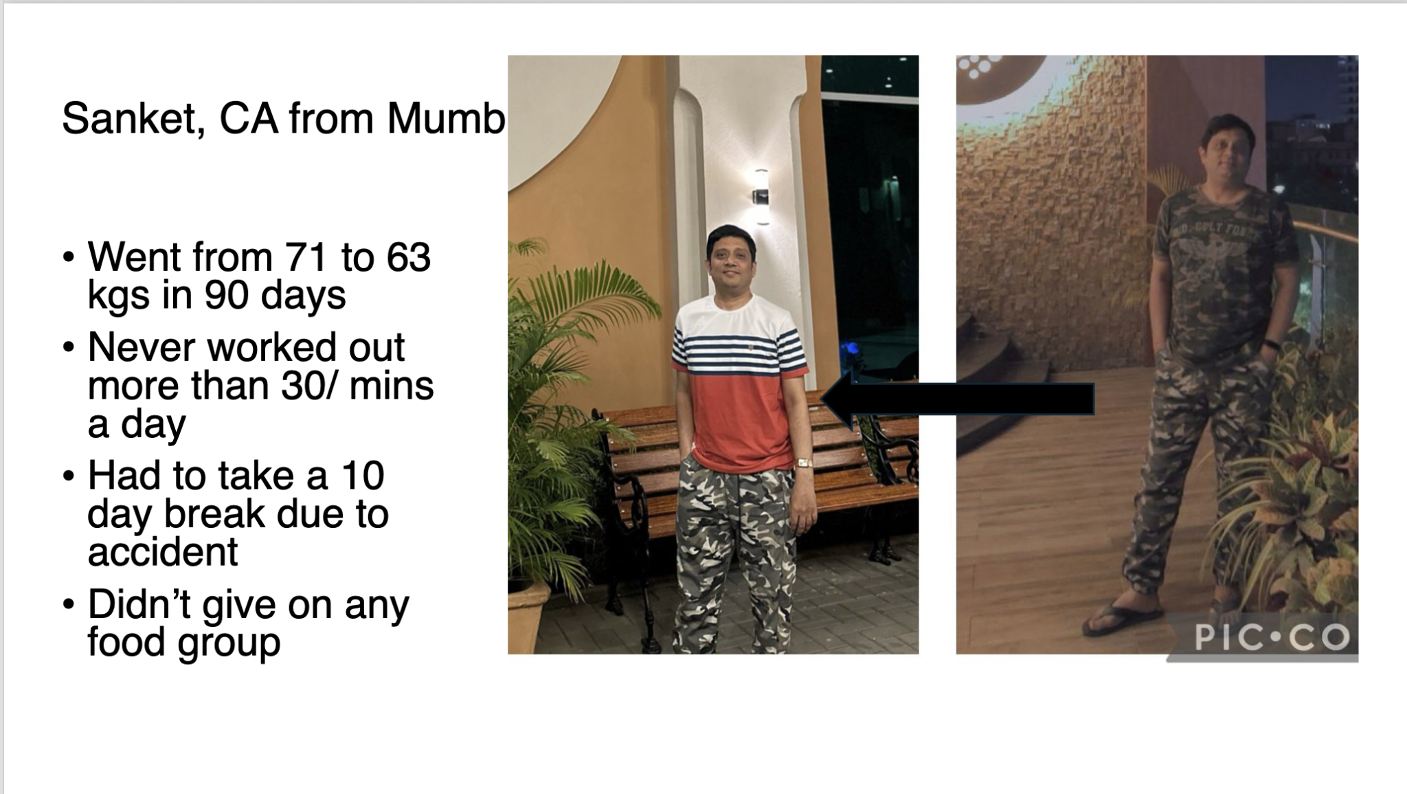 Client testimonial